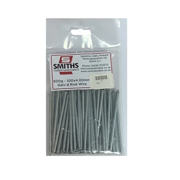 NAILS, 100mm Galvanised General Purpose Round Wire Nails 50, 100, 200 or  500 | eBay
