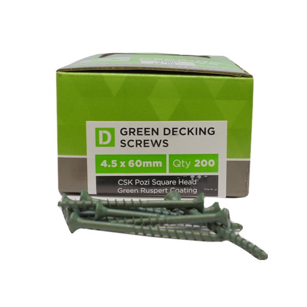 60MM X 4.5M TIMBER DECKING SCREWS 200 BOX Order Online Smiths