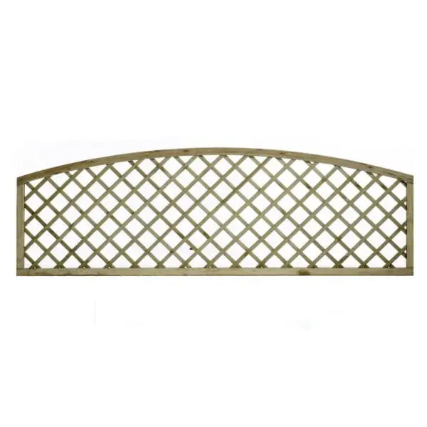 6FT X 450MM CONVEX TOP HEAVY DUTY DIAMOND LATTICE