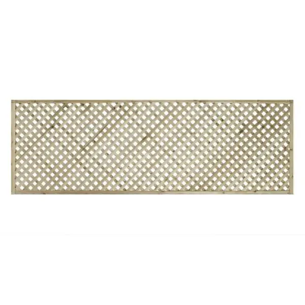 6FT  X 450MM DECORATIVE PRIVACY LATTICE