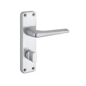 "WILFRED" LEVER PRIVACY HANDLES ALUMINIUM