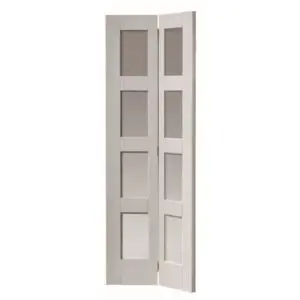 WHITE CAYMAN GLAZED BI-FOLD 35 x 1981 x 762