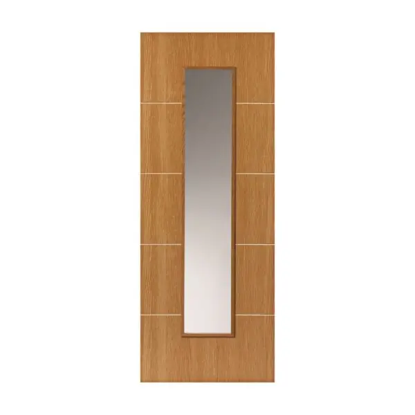 OAK PAINTED LOUVRE GLAZED 35 x 1981 x 762