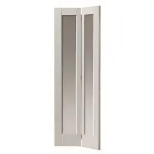 WHITE TOBAGO GLAZED BI-FOLD 35 x 1981 x 762