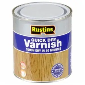 500ML RUSTINS POLYYURETHANE VARNISH PINE SATIN QD