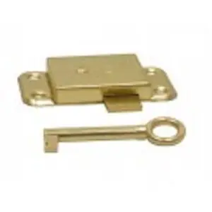 WARDROBE LOCK 63MM 2 KEYED EB