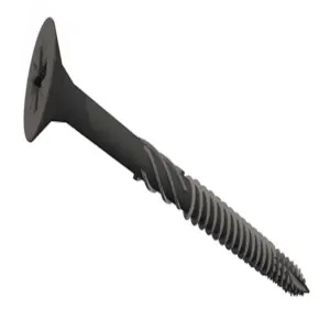 4 X 25MM PERFORMANCE EXTERIOR BLACK CSK SCREW 200