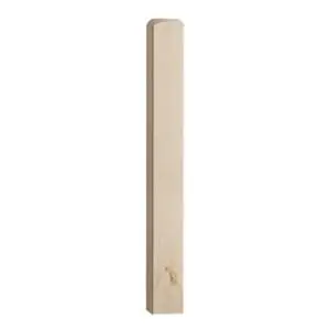 Pine 90mm 1500mm Newel Base PEFC
