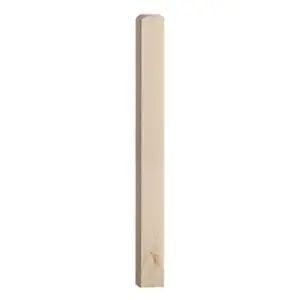 Pine 90mm 2.0mtr Newel Base PEFC
