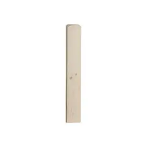 Pine Half 90mm 615mm Newel Base PEFC