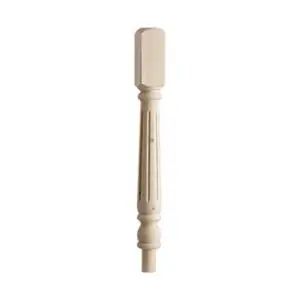 Pine 91mm Fluted Newel 196mm PEFC