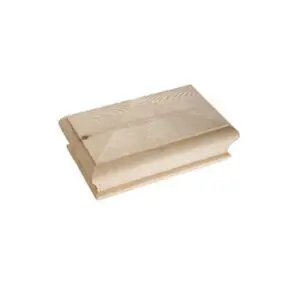 Pine Half Pyramid Newel Cap FSC