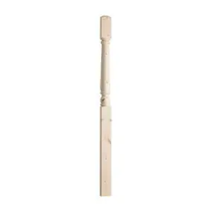 Pine 90mm One Piece 180mm Newel PEFC