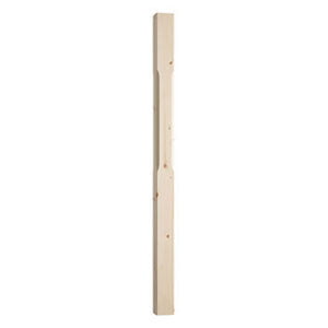 Pine 90mm Stop Chamfered Newel 1500mm PEFC