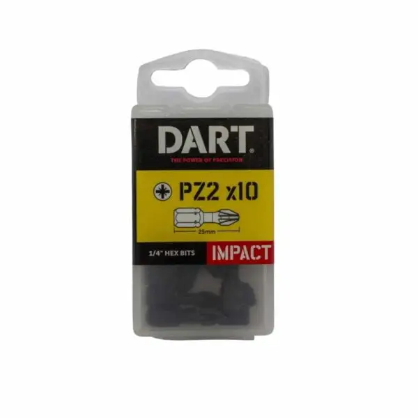 DART PZ2 25MM IMPACT DRIVER BIT 10 PACK - Image 3