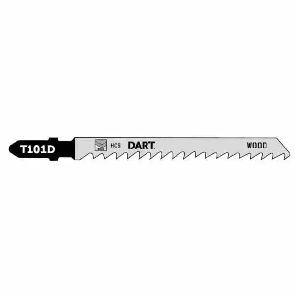 DART T101D WOOD CUTTING JIGSAW BLADE 5 PACK - Image 2