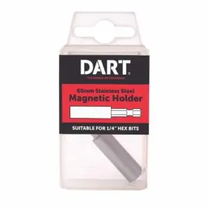 DART STAINLESS STEEL MAGNETIC BIT HOLDER 1 PACK