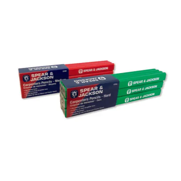 SPEAR & JACKSON CARPENTERS PENCILS MEDIUM