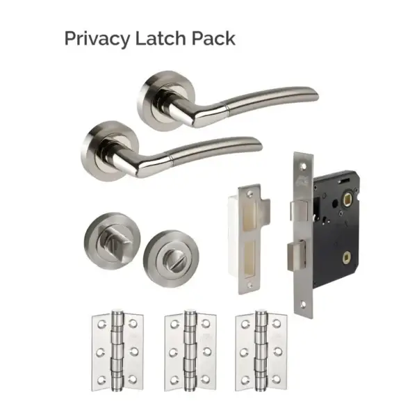Dallas Polish/Satin S/Steel Privacy Pk - Image 2