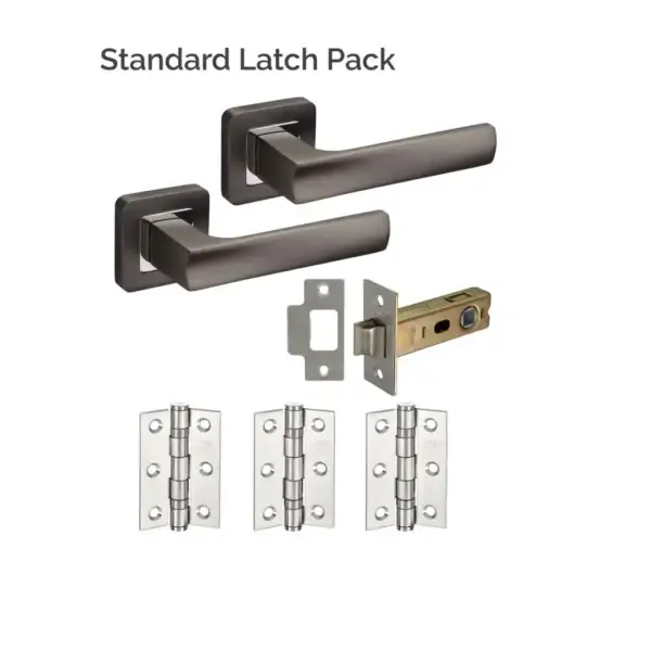 Denver Dark Grey Latch Pack - Image 2