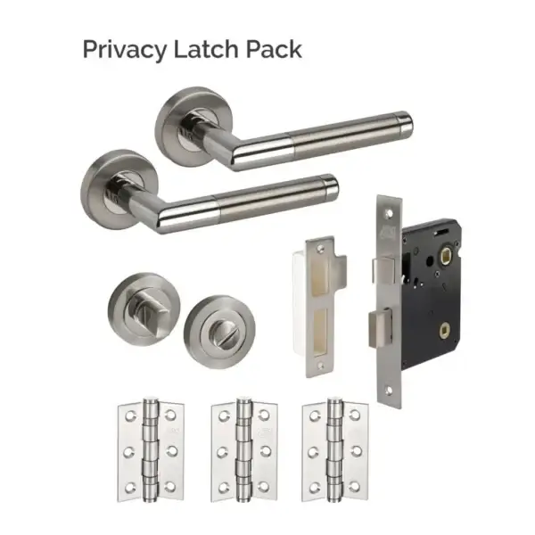 Portland Polish/Satin S/Steel Privacy Pk - Image 2