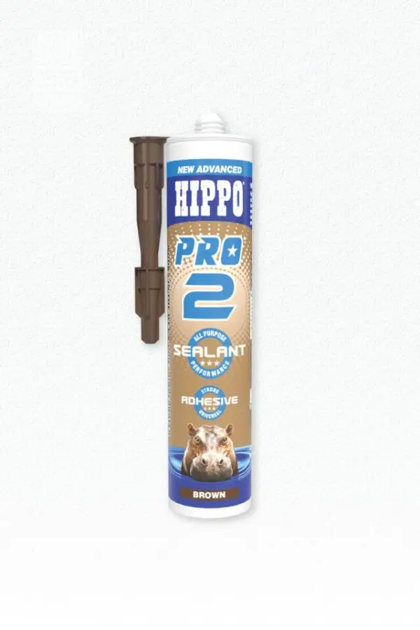 HIPPO PRO 2 ALL PURPOSE SEALANT & ADHESIVE BROWN