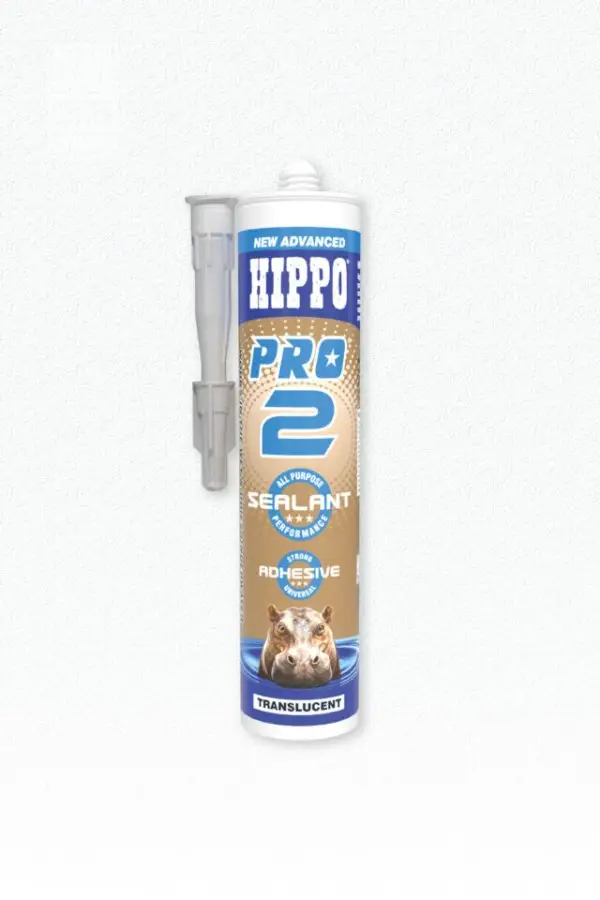 HIPPO PRO 2 ALL PURPOSE SEALANT & ADHESIVE TRANSLUCENT