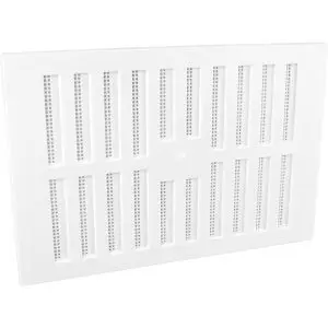 9" X 6" ADJUSTABBLE HIT & MISS VENT WHITE