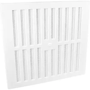 9" X 9" ADJUSTABLE HIT & MISS VENT WHITE