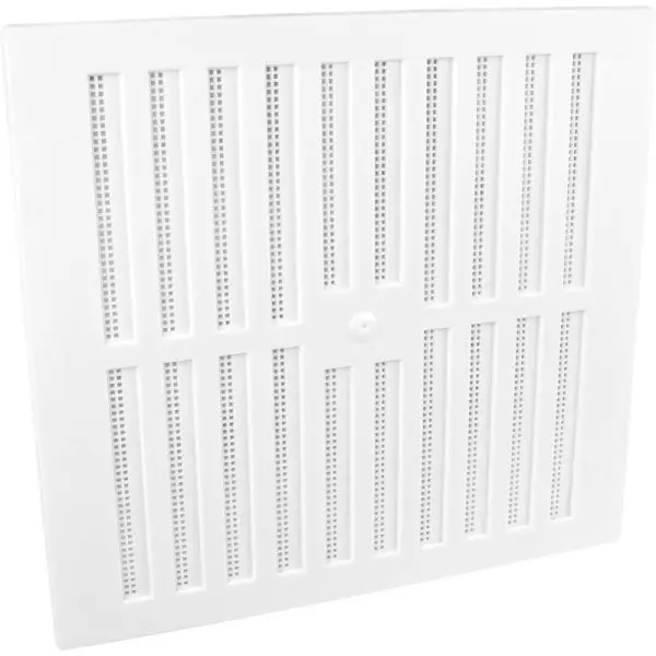 9" X 9" ADJUSTABLE HIT & MISS VENT WHITE