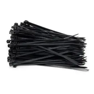 100MM CABLE TIES BLACK 100 PACK APPX