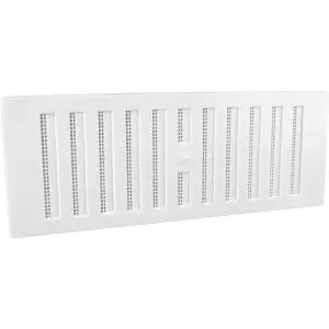 9" X 3" ADJUSTABLE HIT & MISS VENT WHITE