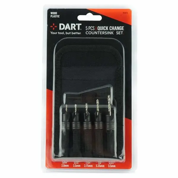 DART 5 PIECE QUICK CHANGE COUNTERSINK SET - Image 2