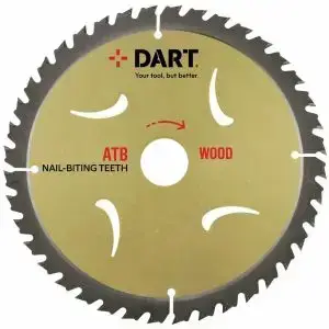 DART GOLD ATB WOOD SAW BLADE 190DMM X 30B X 40Z