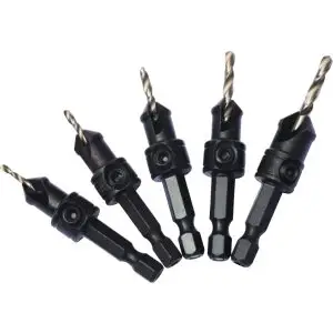 DART 5 PIECE QUICK CHANGE COUNTERSINK SET